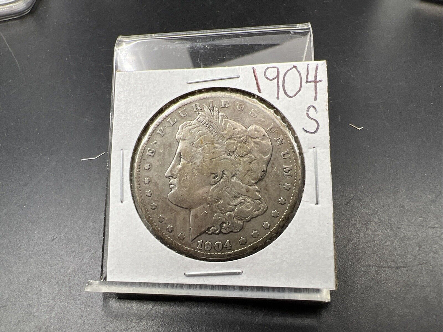1904 S $1 Morgan Silver Dollar Coin VF Very Fine Circ