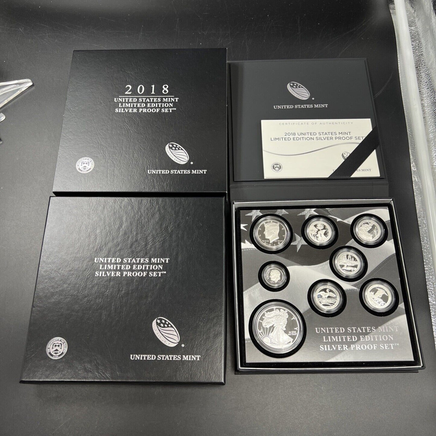 2018 United States Mint Limited Edition Silver Eagle Proof Set w/ Box & COA #B