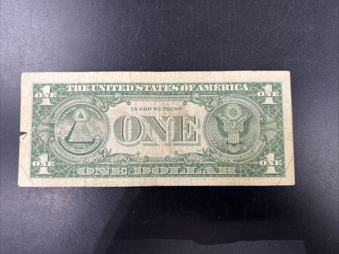 1957 * B $1 Star Note Blue Seal Silver Certificate Very Circulated #34B