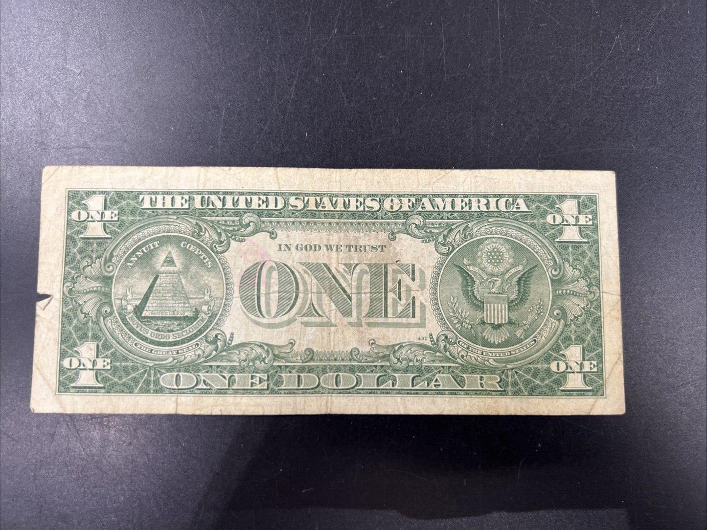 1957 * B $1 Star Note Blue Seal Silver Certificate Very Circulated #34B