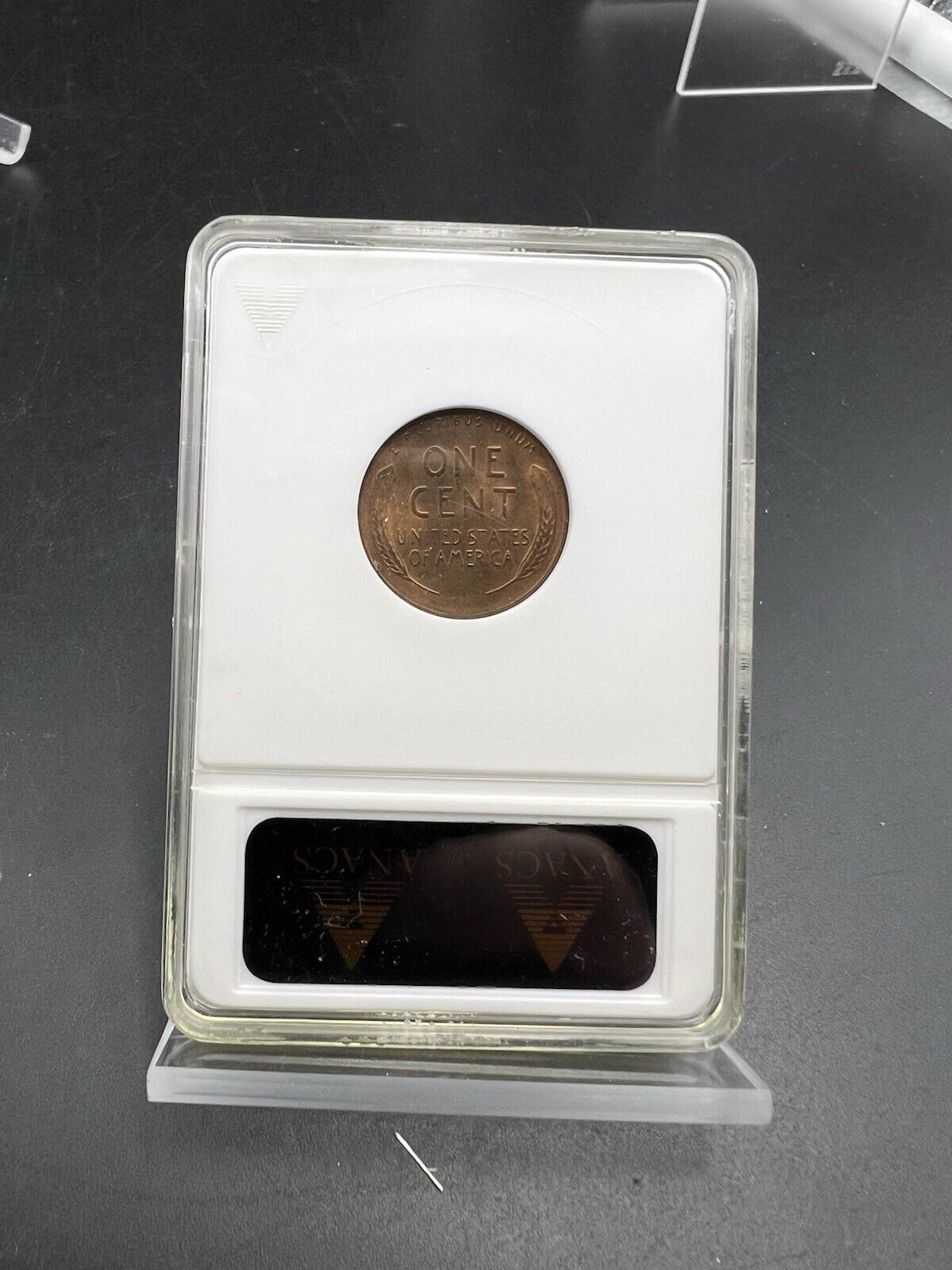 1949 S 1c Lincoln Wheat Cent Penny Coin ANACS DDO Double Die Obverse MS65 RB