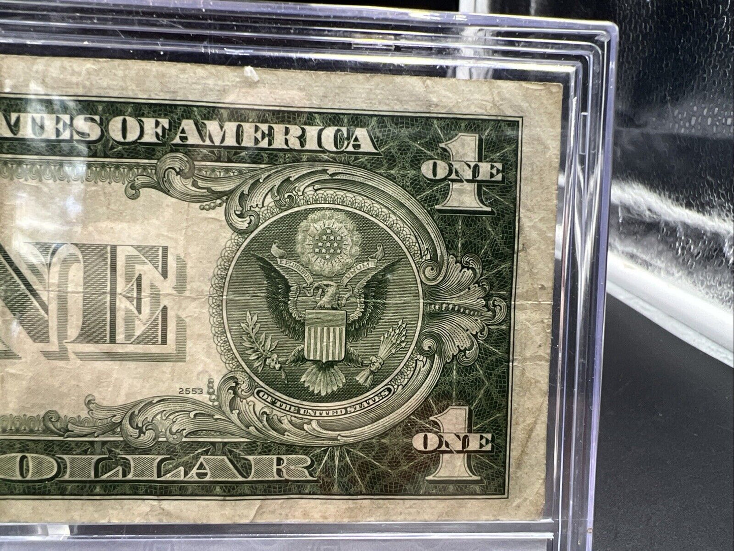 1935 $1 North Africa Emergency Issue Silver Certificate Fine Circ Neat Serial #