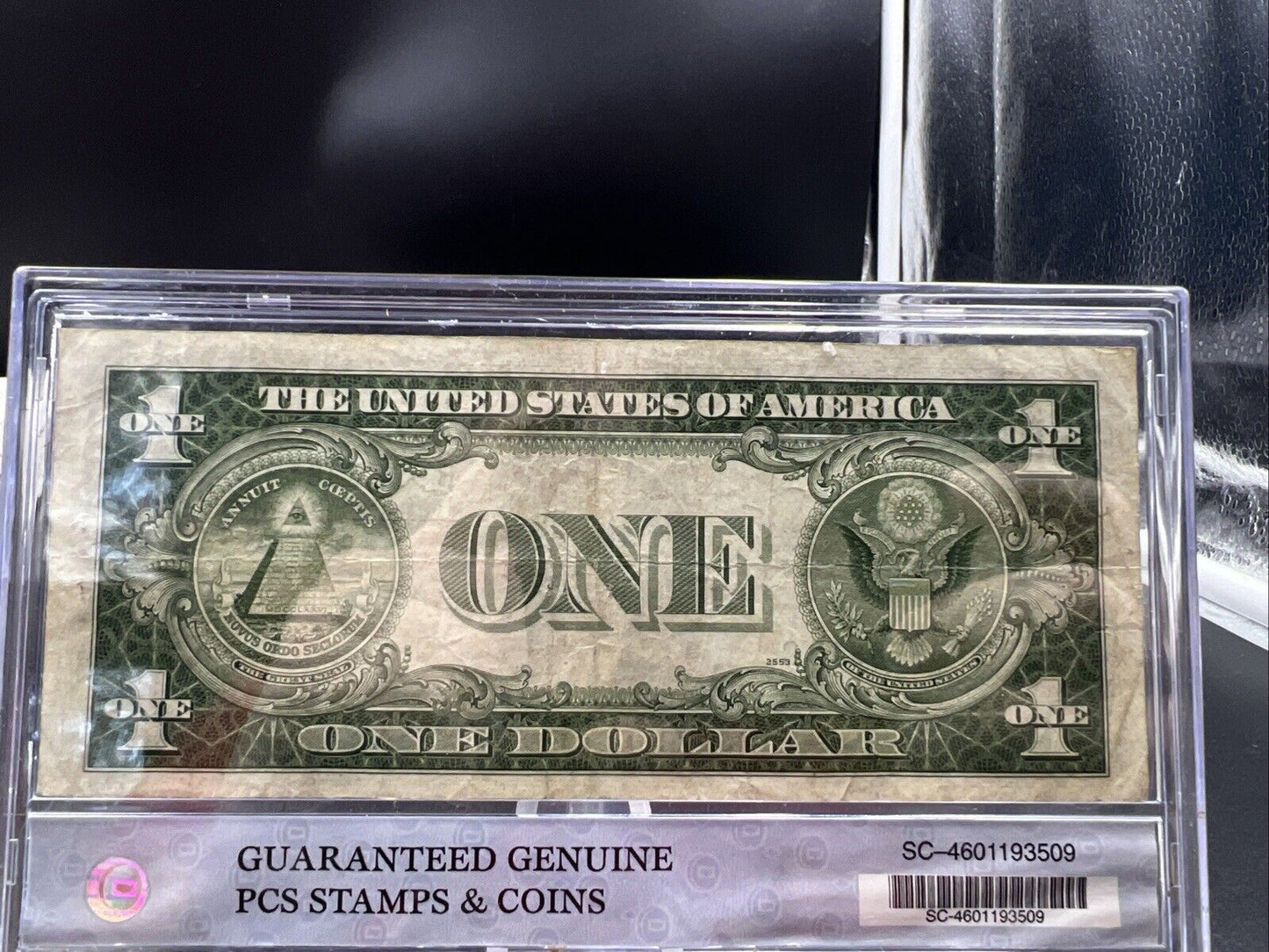 1935 $1 North Africa Emergency Issue Silver Certificate Fine Circ Neat Serial #