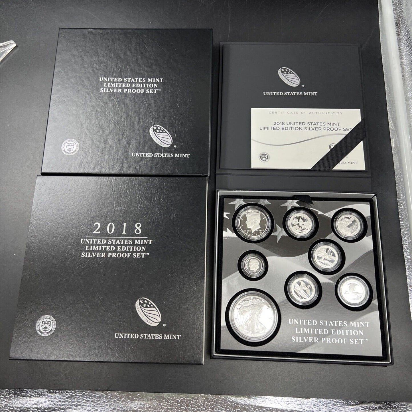2018 United States Mint Limited Edition Silver Eagle Proof Set w/ Box & COA #A