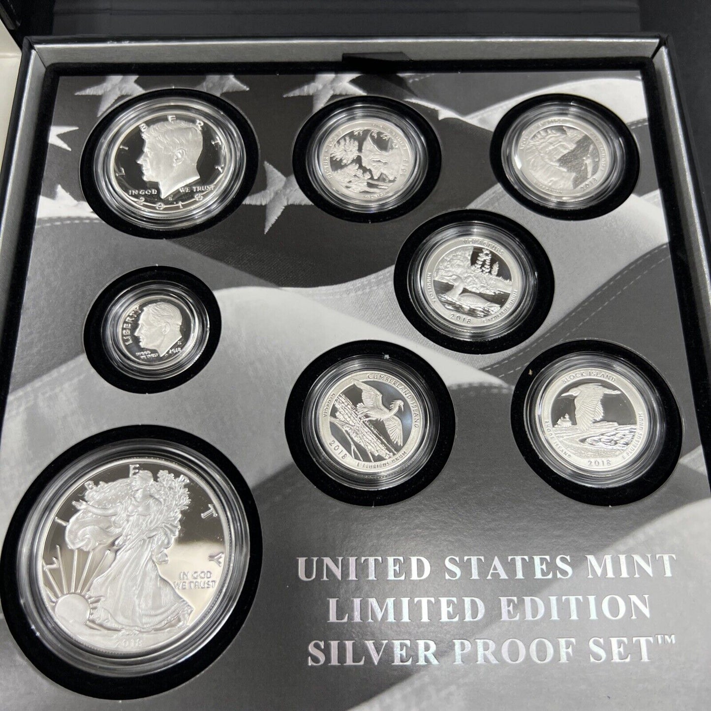 2018 United States Mint Limited Edition Silver Eagle Proof Set w/ Box & COA #A