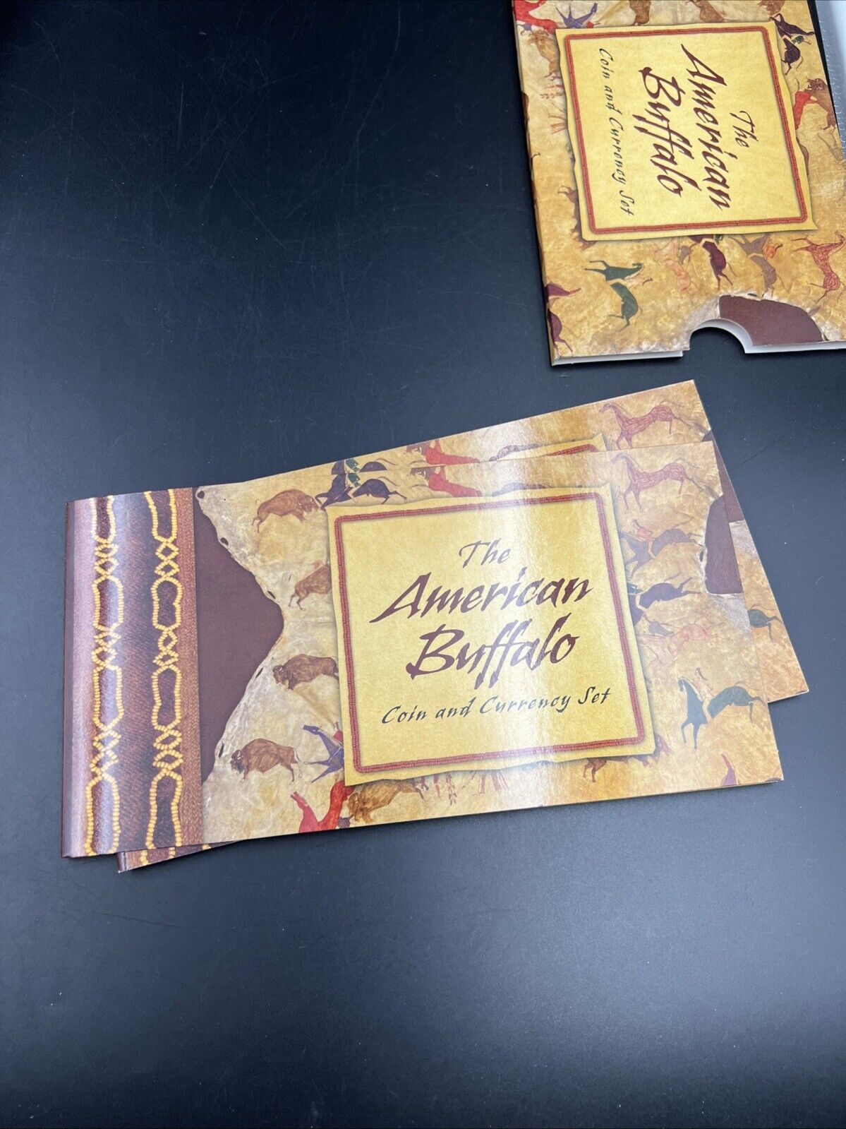2001 American Buffalo Commemorative Coin And Currency Set Used OGP