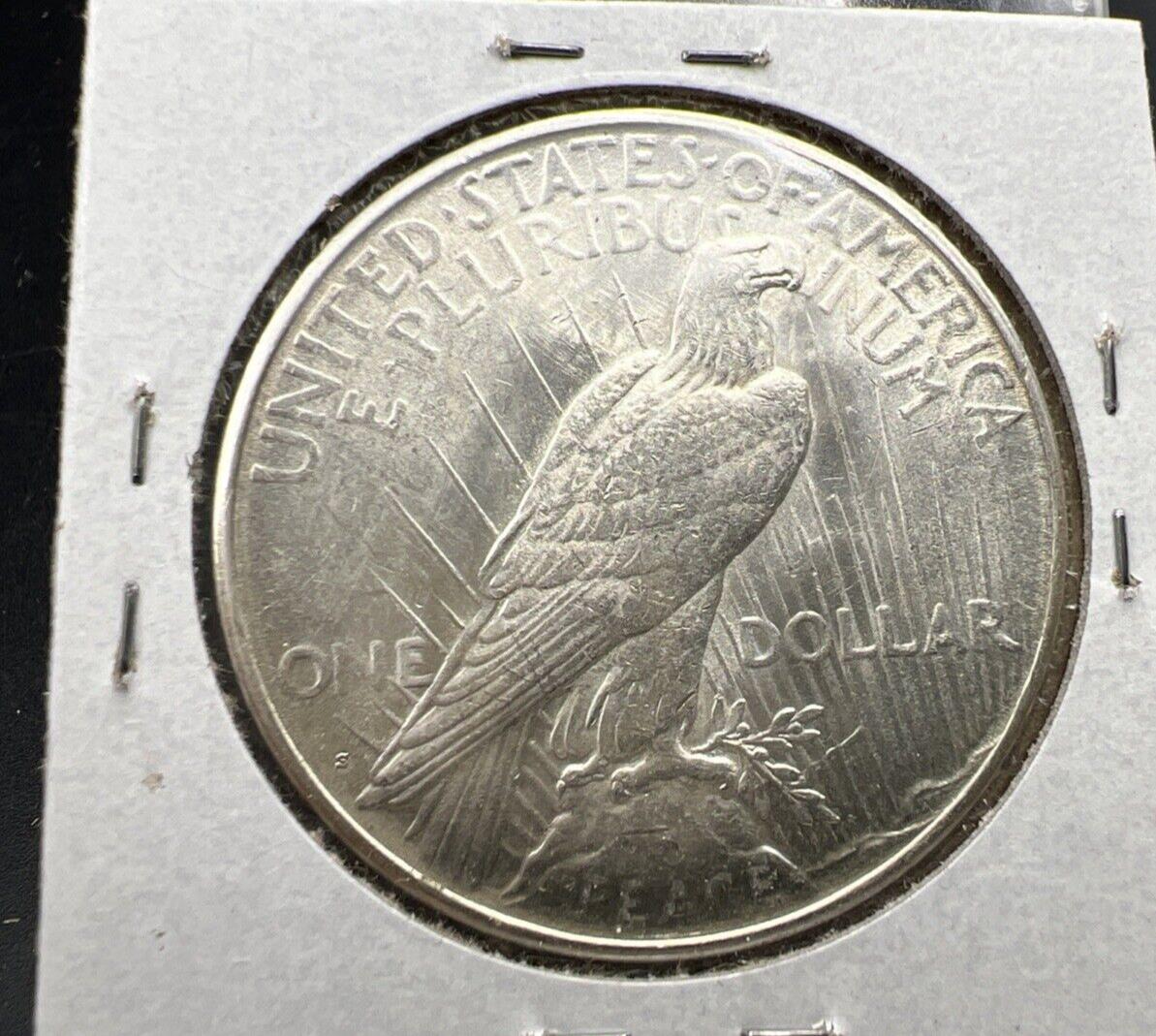 1923 S $1 Peace Silver Dollar Coin BU UNC Uncirculated