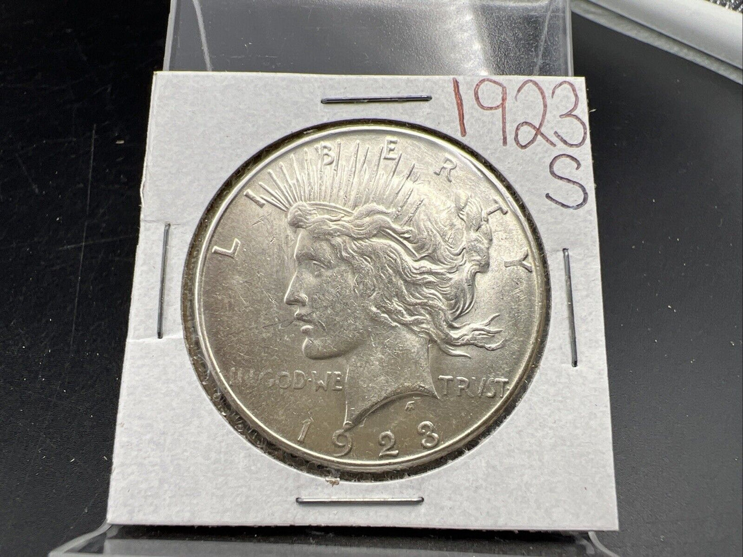 1923 S $1 Peace Silver Dollar Coin BU UNC Uncirculated