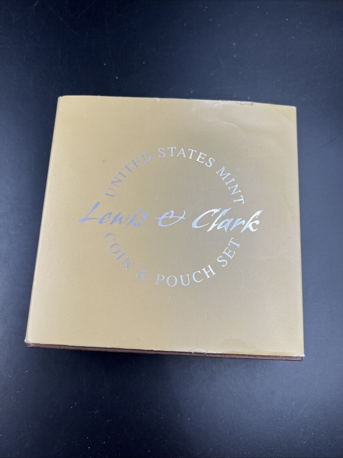 2004 Lewis & Clark Coin Handmade Pouch Set Proof Silver Dollar Set OGP
