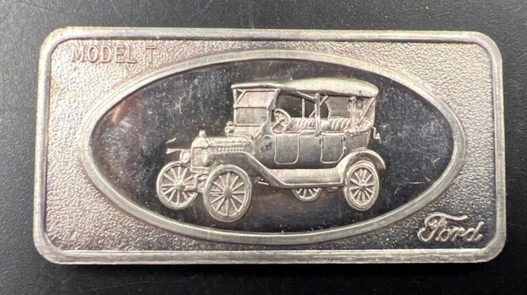 Patrick Mint 1 Oz Silver Art Bar Ford Model T San Francisco