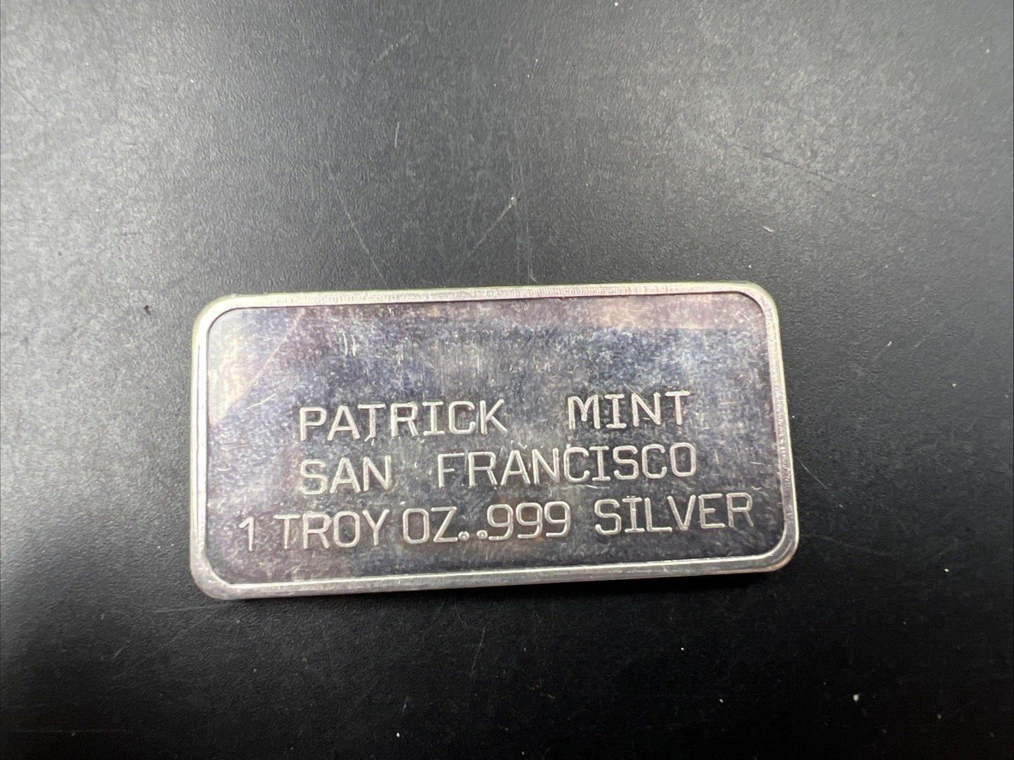 Patrick Mint 1 Oz Silver Art Bar Ford Model T San Francisco