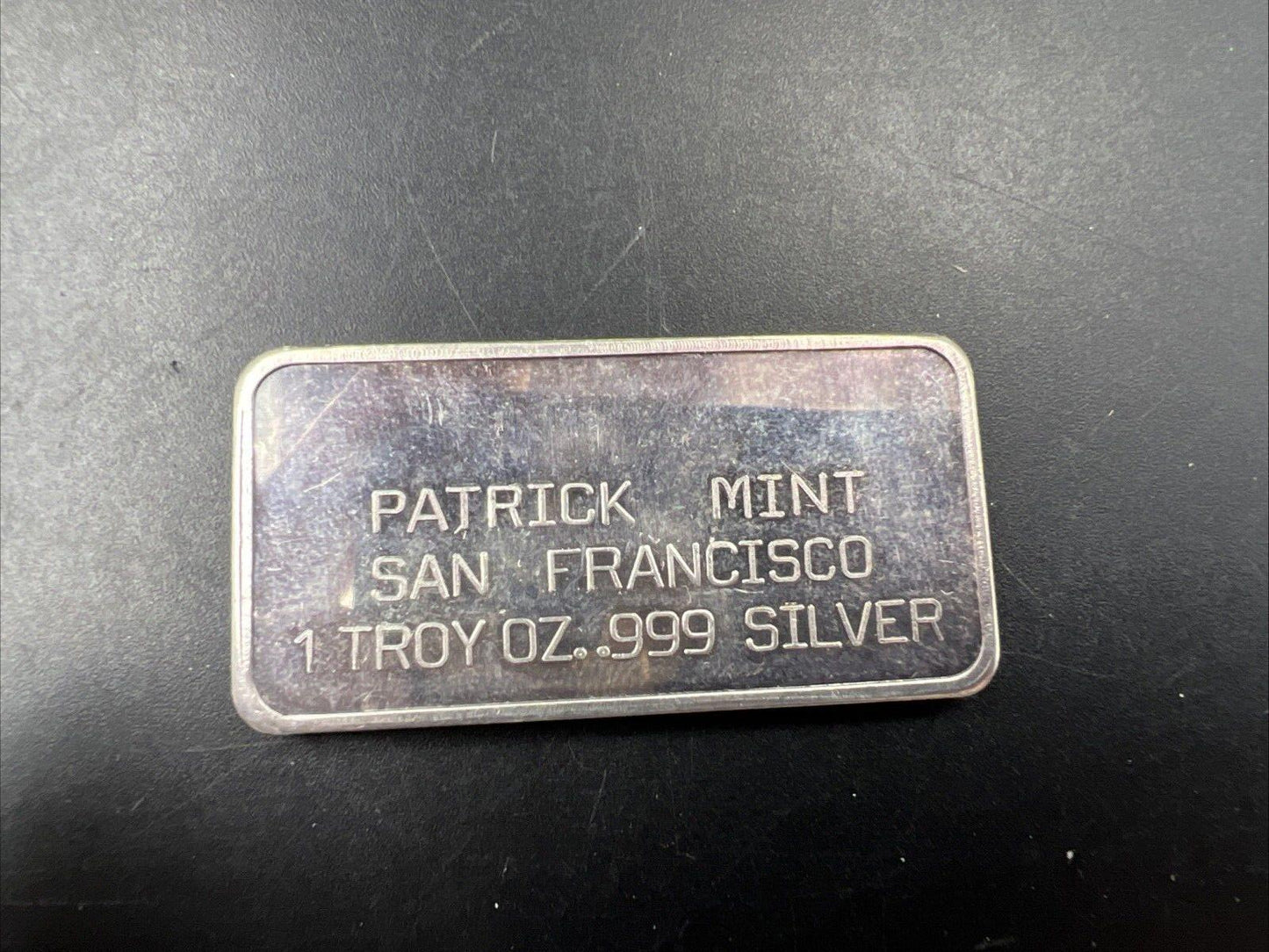 Patrick Mint 1 Oz Silver Art Bar Ford Model T San Francisco