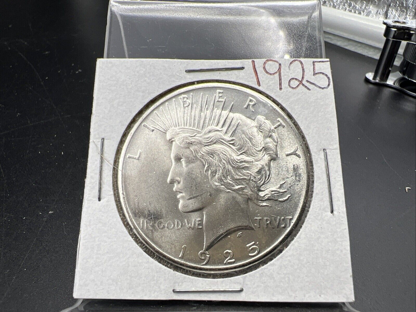 1925 P $1 Peace Silver Dollar Coin Choice BU UNC