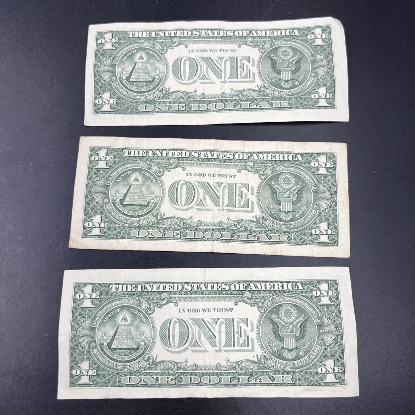 Lot of 3 2017 * Star FRN Federal Reserve Notes Circulated Conditions #042