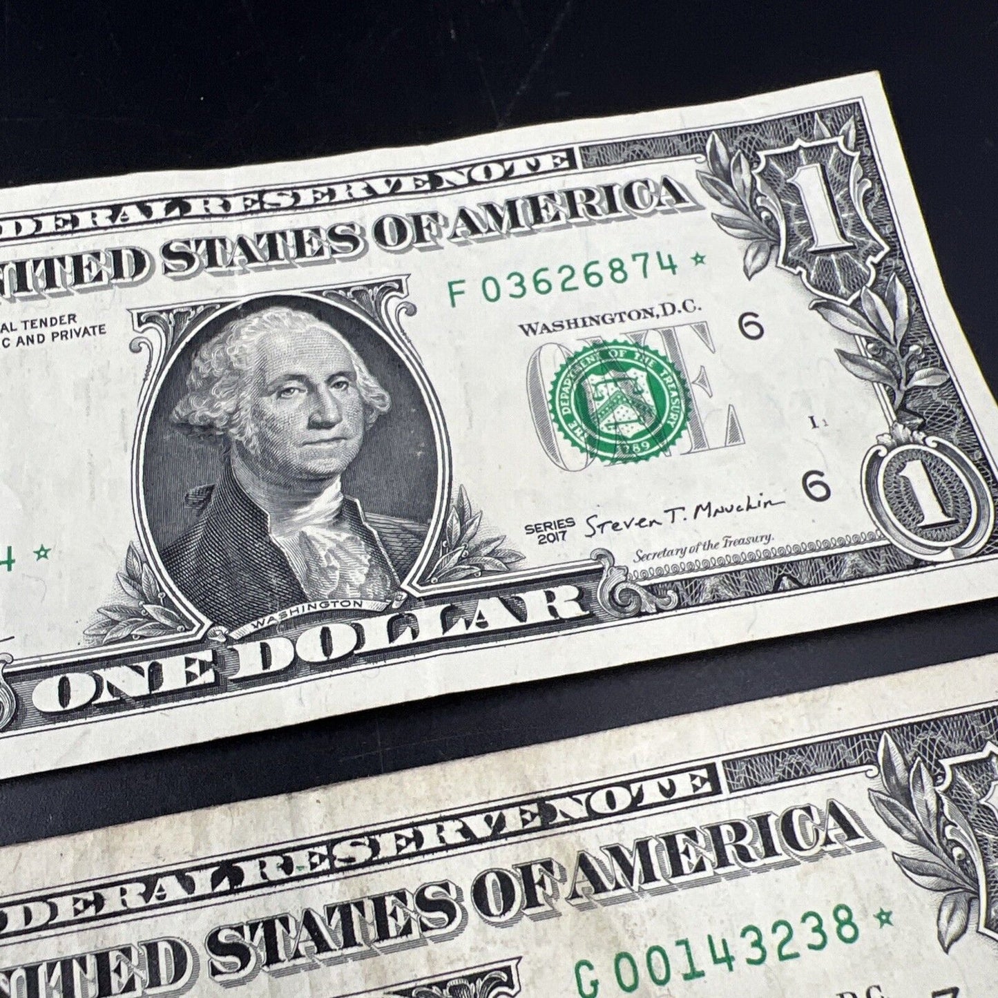 Lot of 3 2017 * Star FRN Federal Reserve Notes Circulated Conditions #042