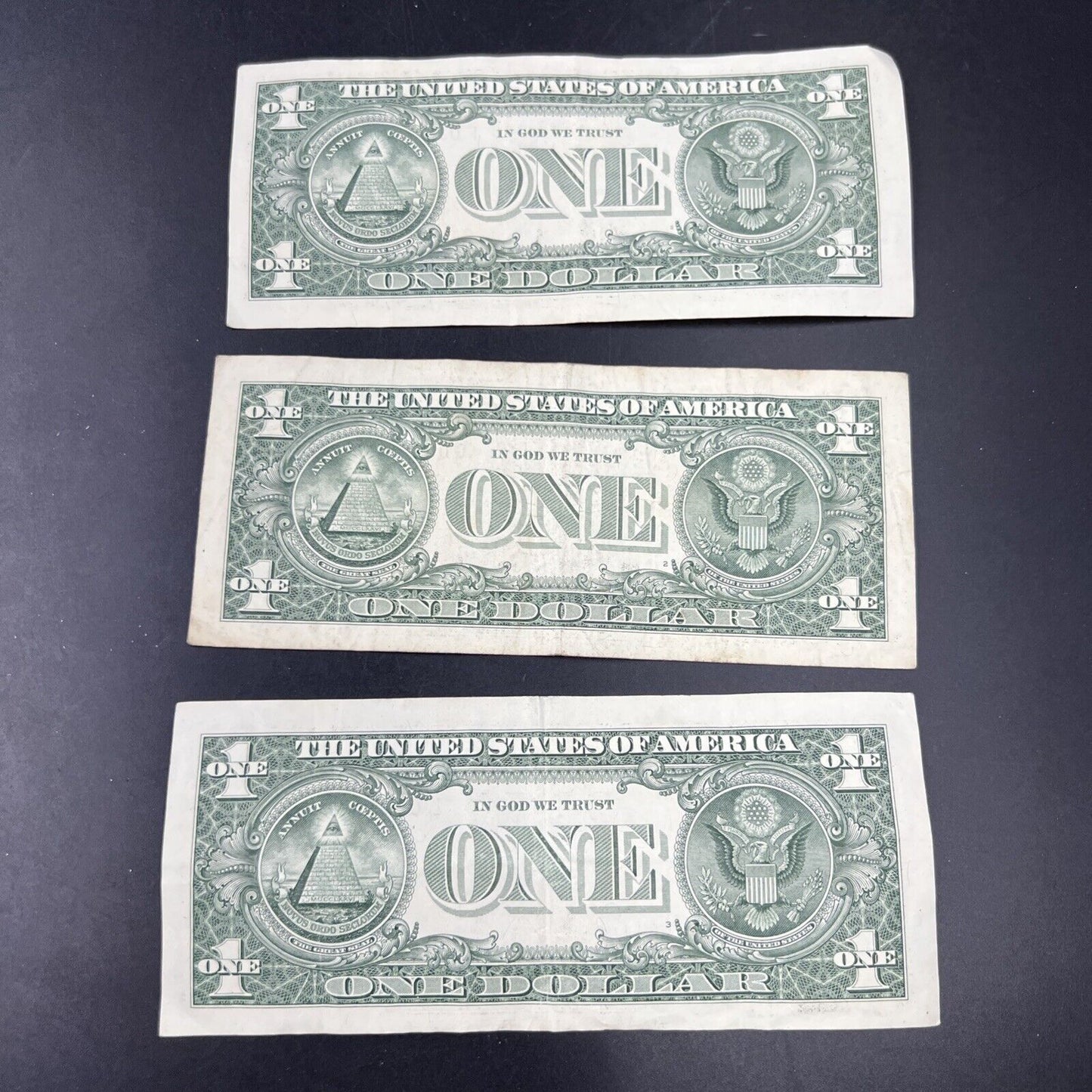 Lot of 3 2017 * Star FRN Federal Reserve Notes Circulated Conditions #042