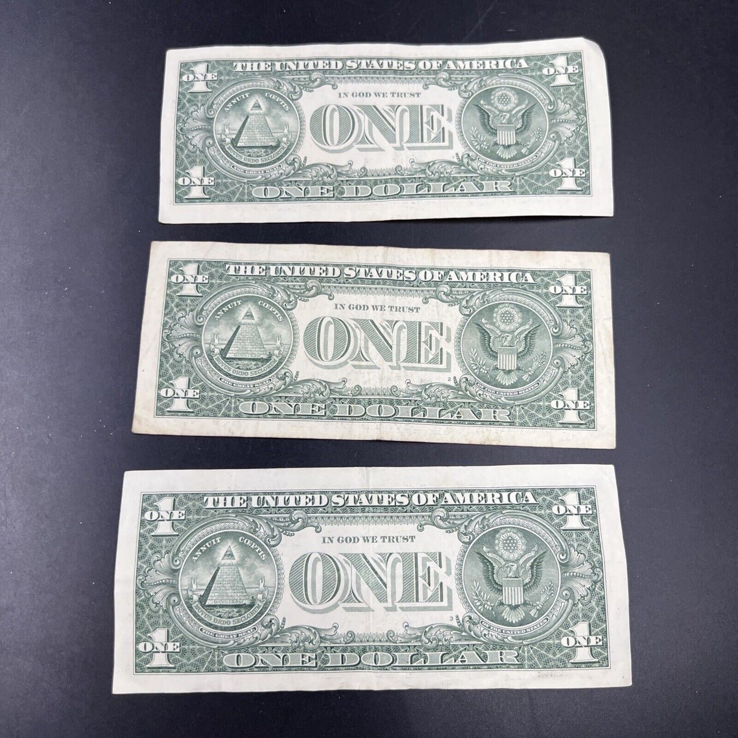 Lot of 3 2017 * Star FRN Federal Reserve Notes Circulated Conditions #042