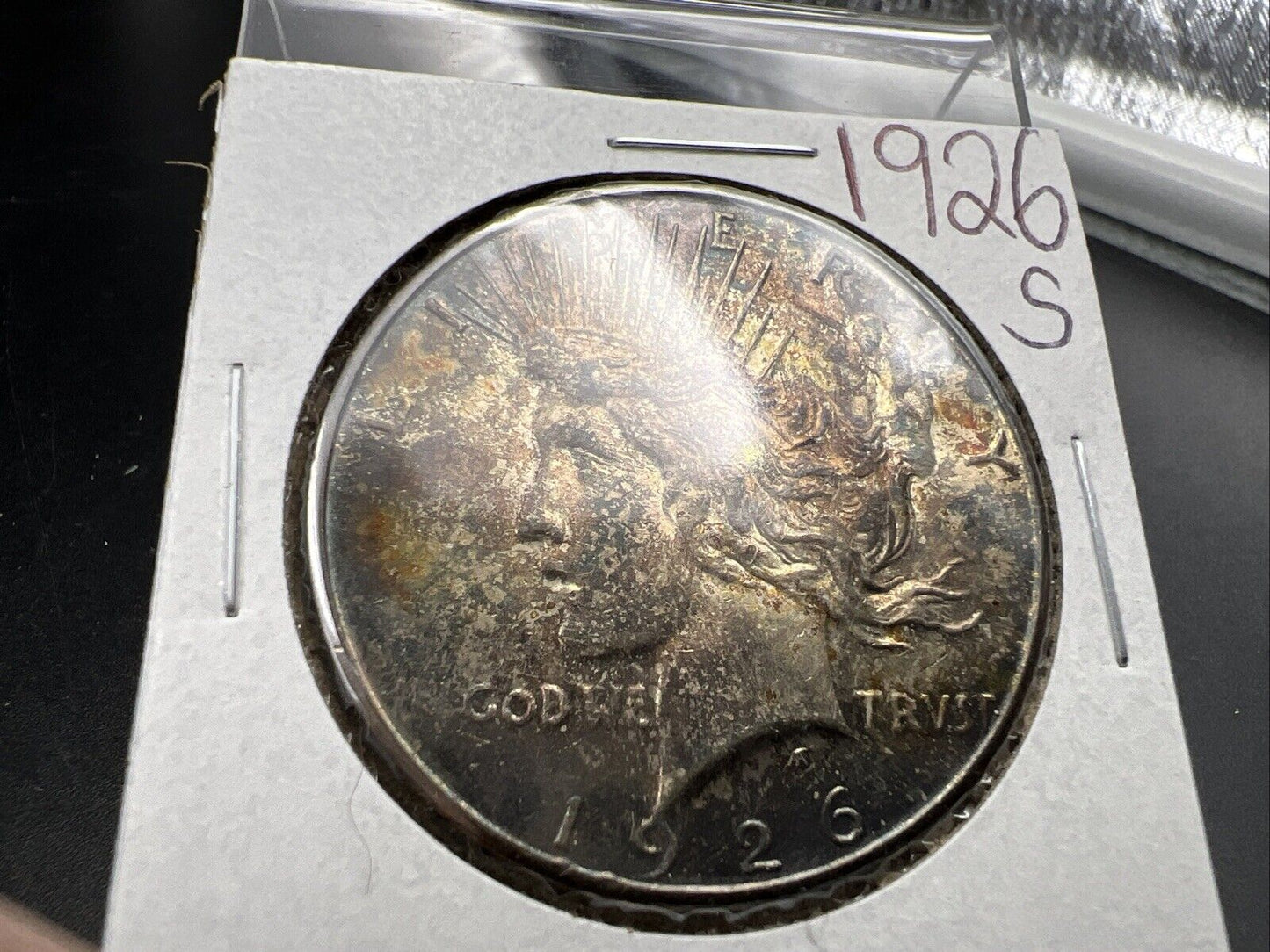 1926 S $1 Peace Silver Dollar Coin Choice XF EF / AU Neat Toning Toner
