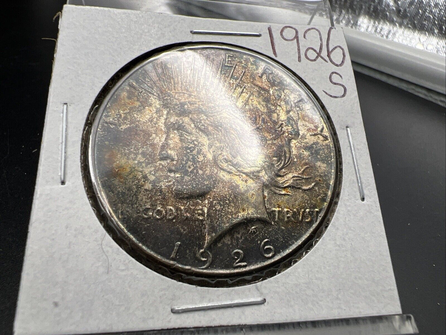 1926 S $1 Peace Silver Dollar Coin Choice XF EF / AU Neat Toning Toner