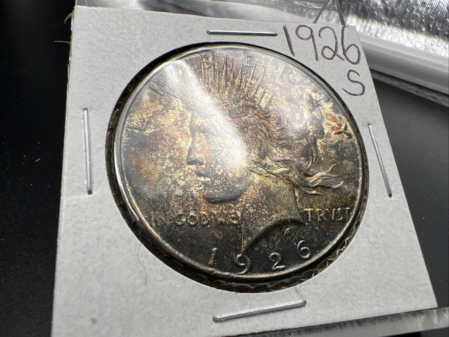 1926 S $1 Peace Silver Dollar Coin Choice XF EF / AU Neat Toning Toner