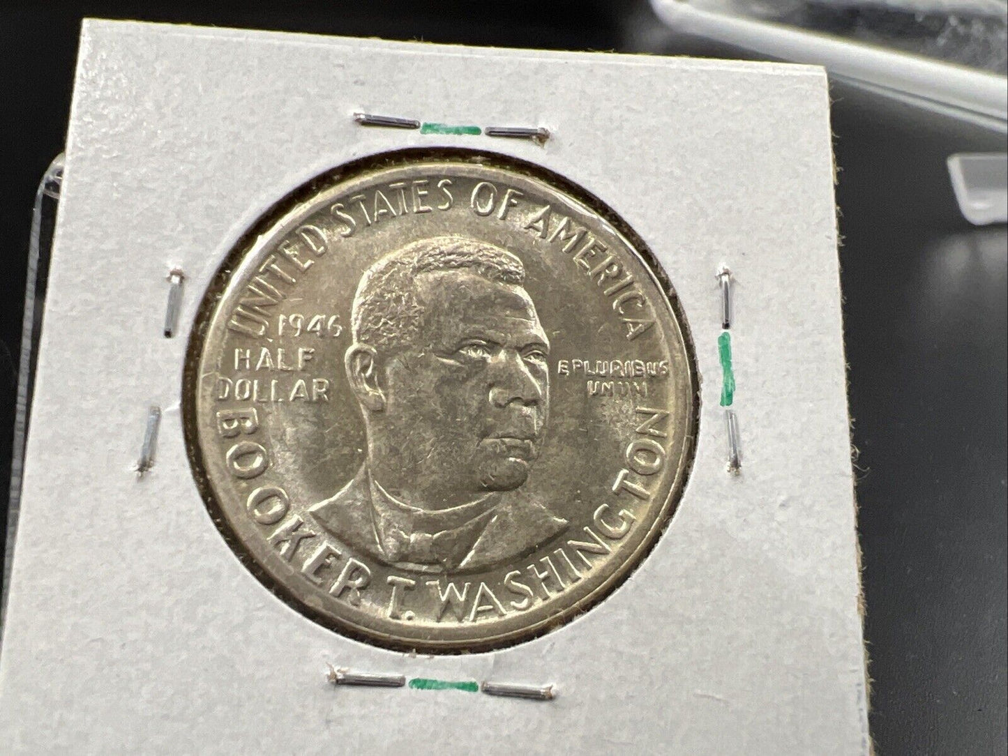 1946 P Booker T Washington Silver Half Dollar Coin BU UNC