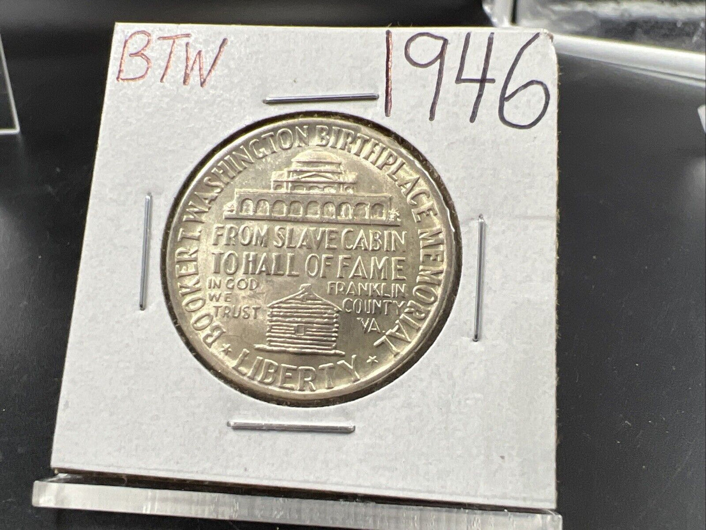1946 P Booker T Washington Silver Half Dollar Coin BU UNC