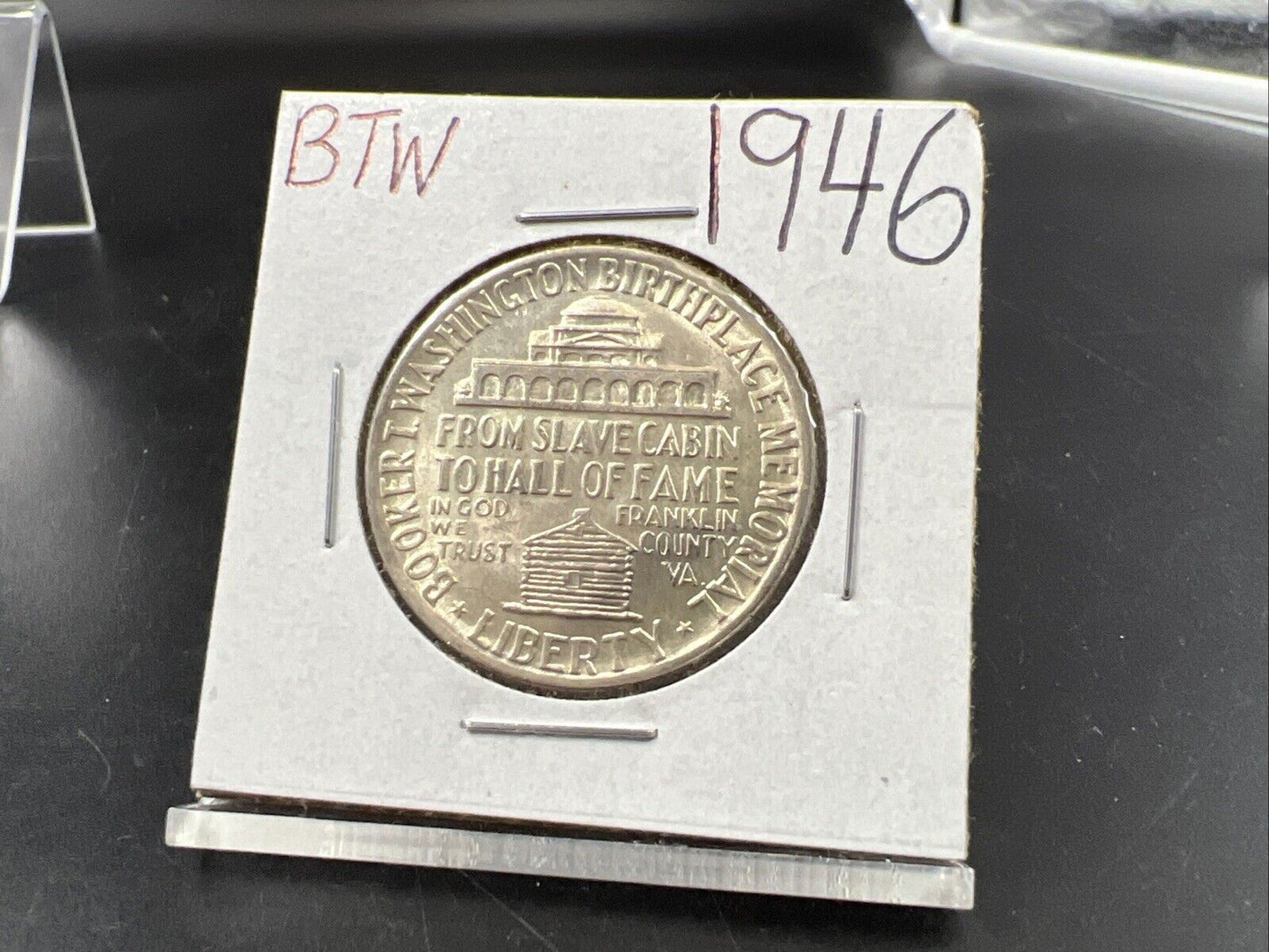 1946 P Booker T Washington Silver Half Dollar Coin BU UNC
