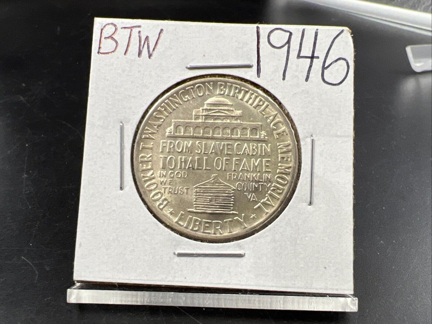 1946 P Booker T Washington Silver Half Dollar Coin BU UNC