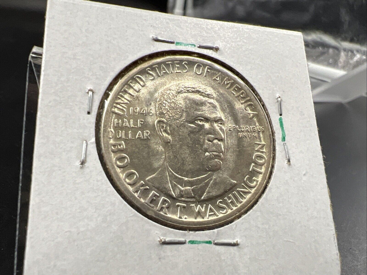 1946 P Booker T Washington Silver Half Dollar Coin BU UNC