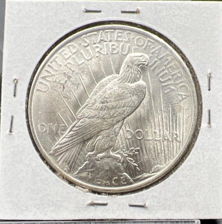 1923 P $1 Peace Silver Dollar Coin Choice BU UNC