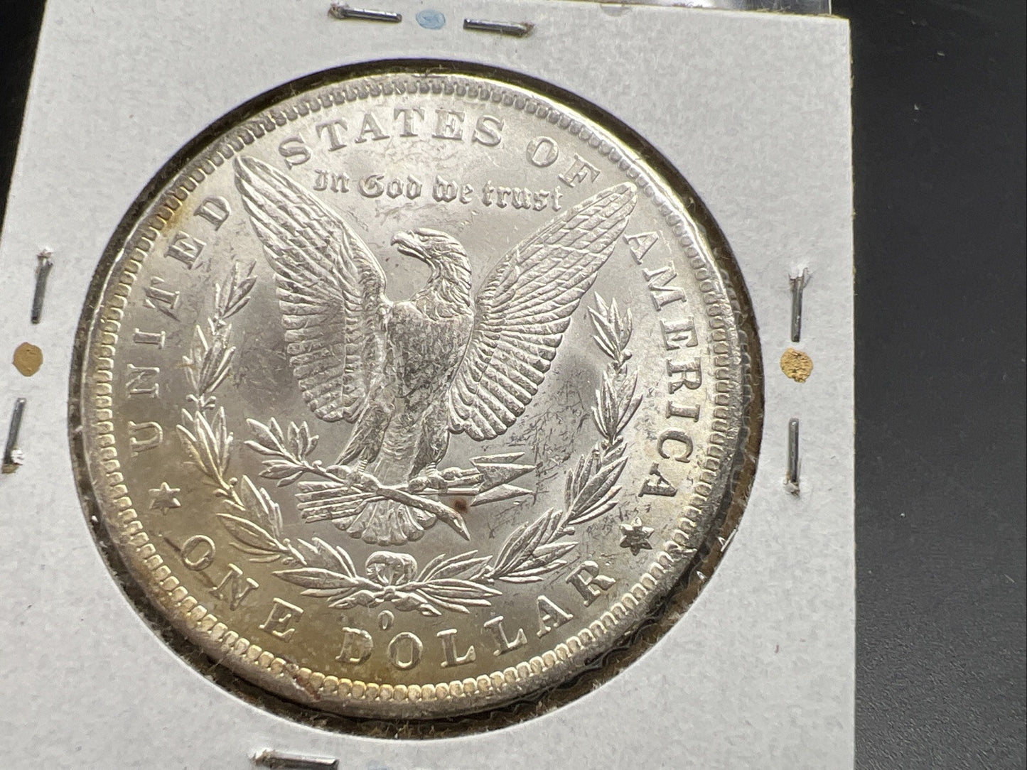 1884 O $1 Morgan silver Dollar Coin Choice AU About UNC Neat Toning Toner