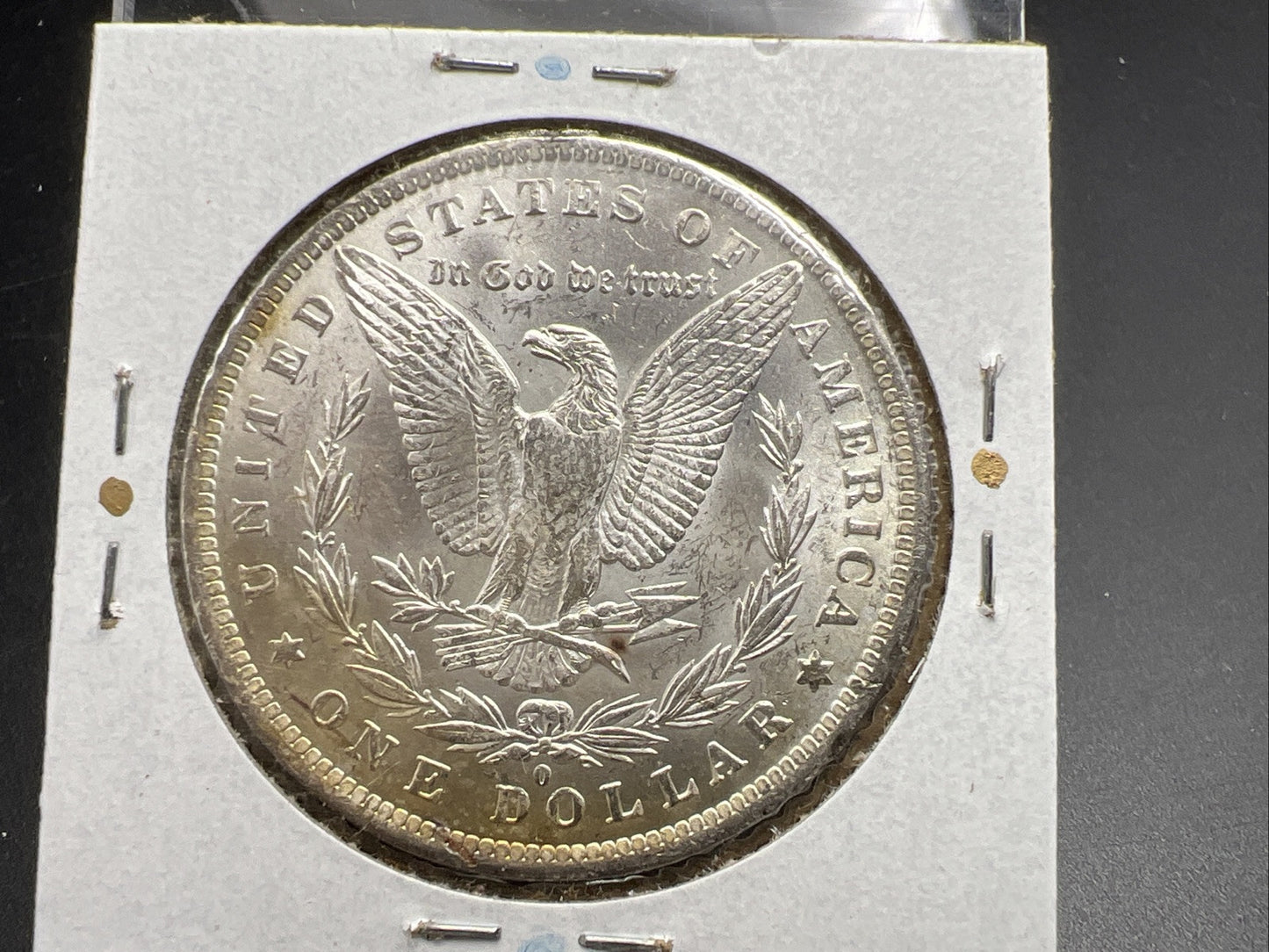 1884 O $1 Morgan silver Dollar Coin Choice AU About UNC Neat Toning Toner