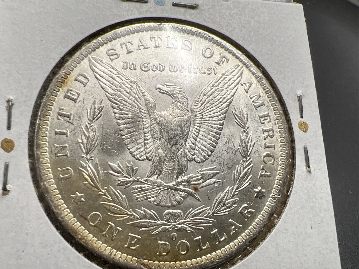 1884 O $1 Morgan silver Dollar Coin Choice AU About UNC Neat Toning Toner