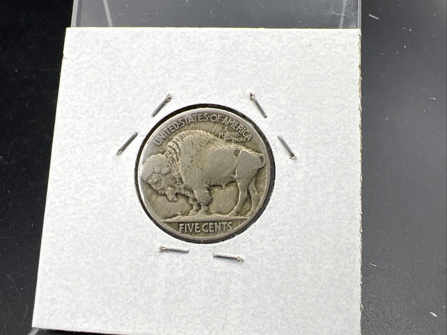 1919 P 5c Buffalo Nickel Coin FS-401 Two Feathers Variety Choice Fine / VF Circ