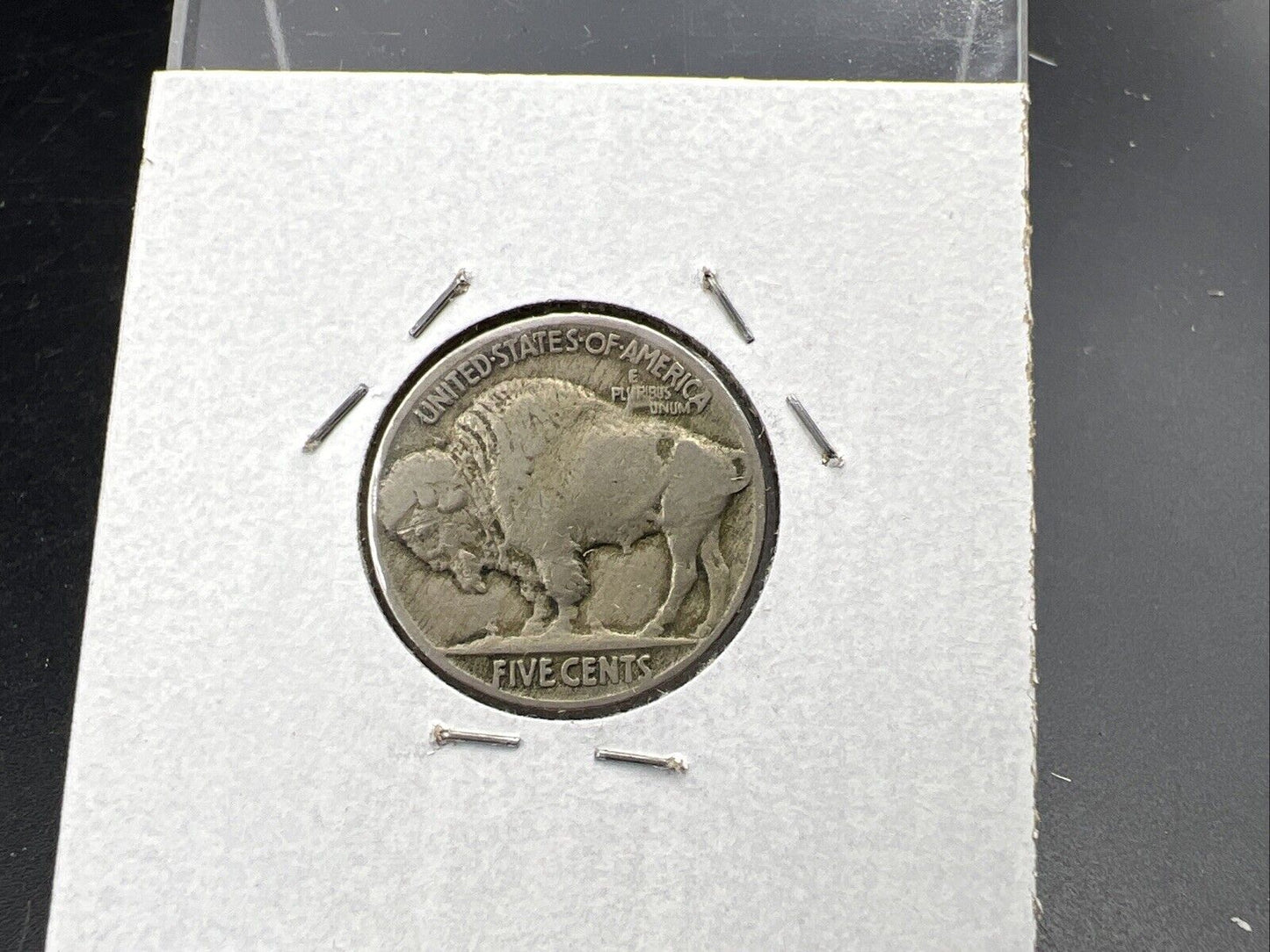 1919 P 5c Buffalo Nickel Coin FS-401 Two Feathers Variety Choice Fine / VF Circ