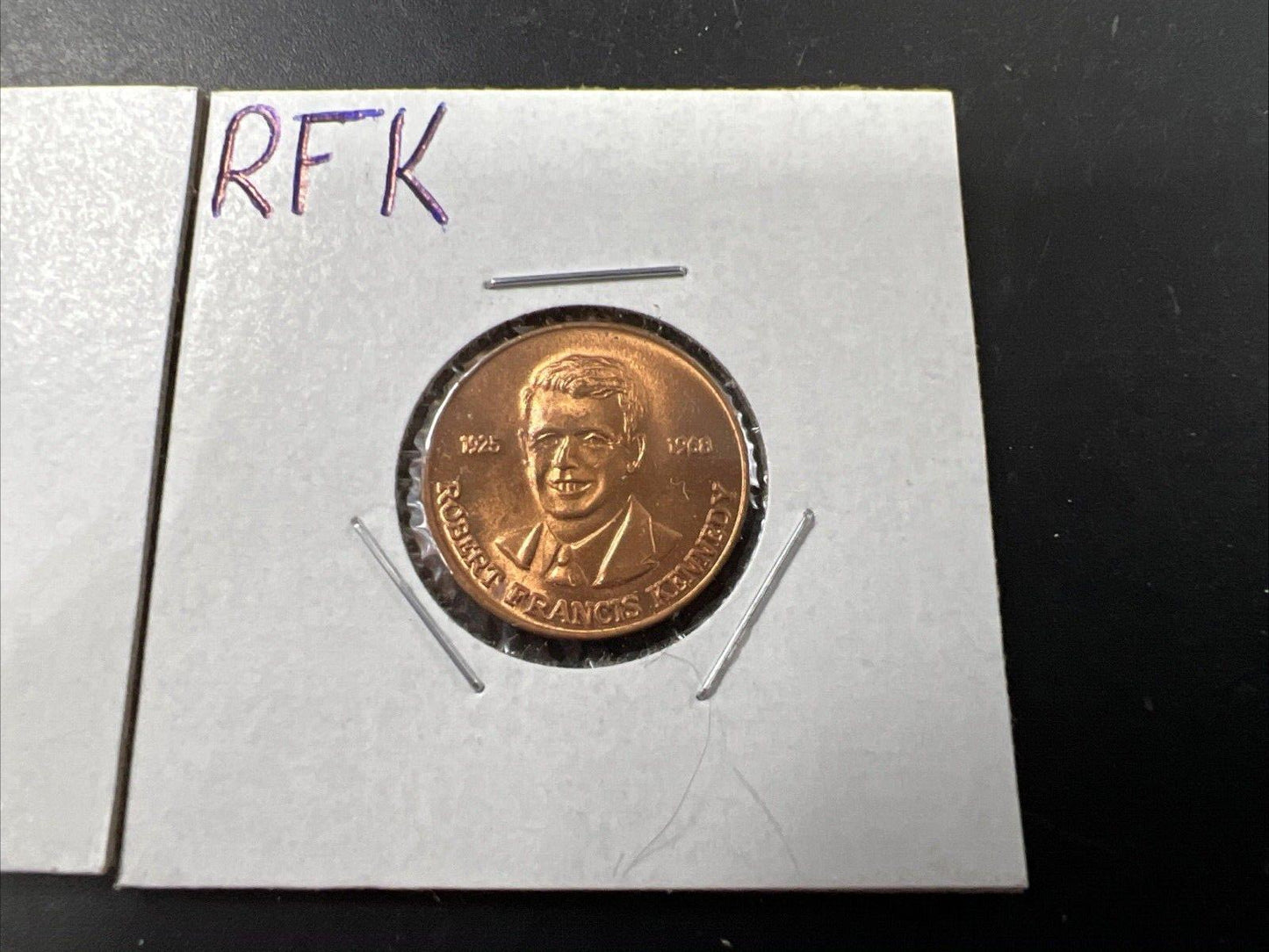 JFK & RFK Token / Small Size Bronze Medallion Coin Set