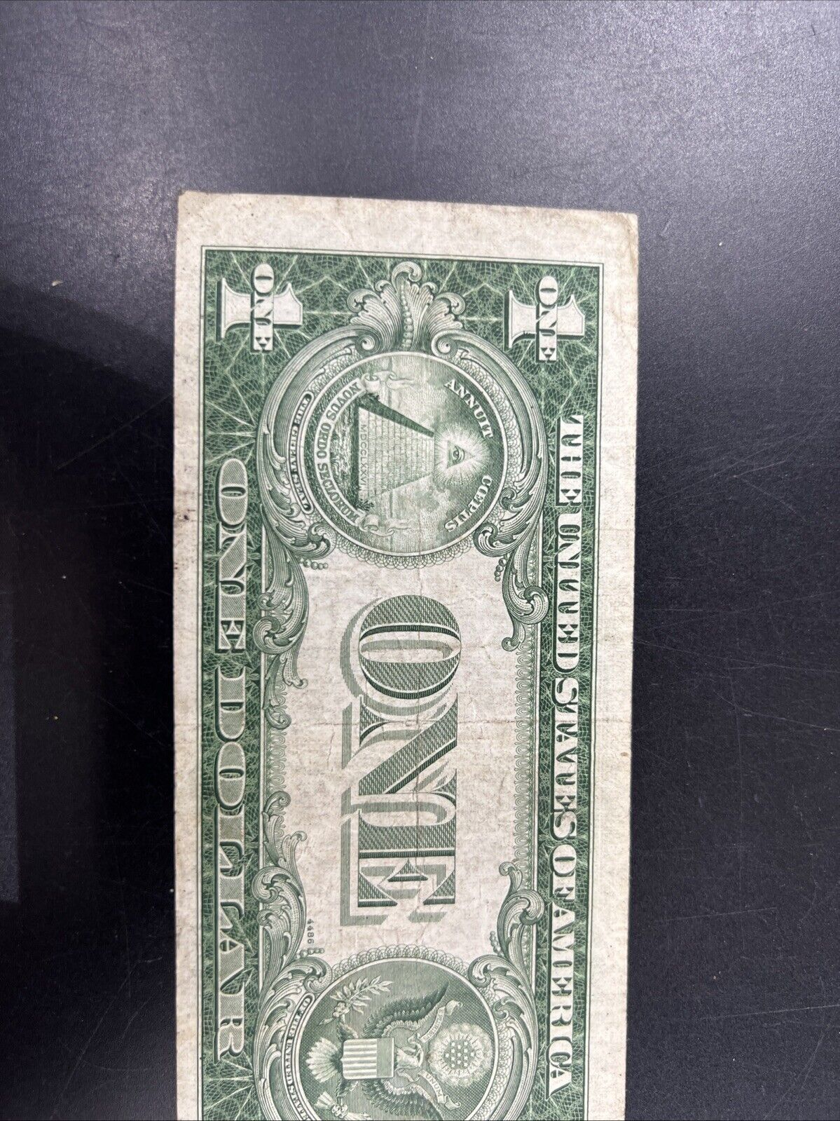 1935 C $1 One Dollar Blue Seal Silver Certificate Devil's Serial Number VG Circ