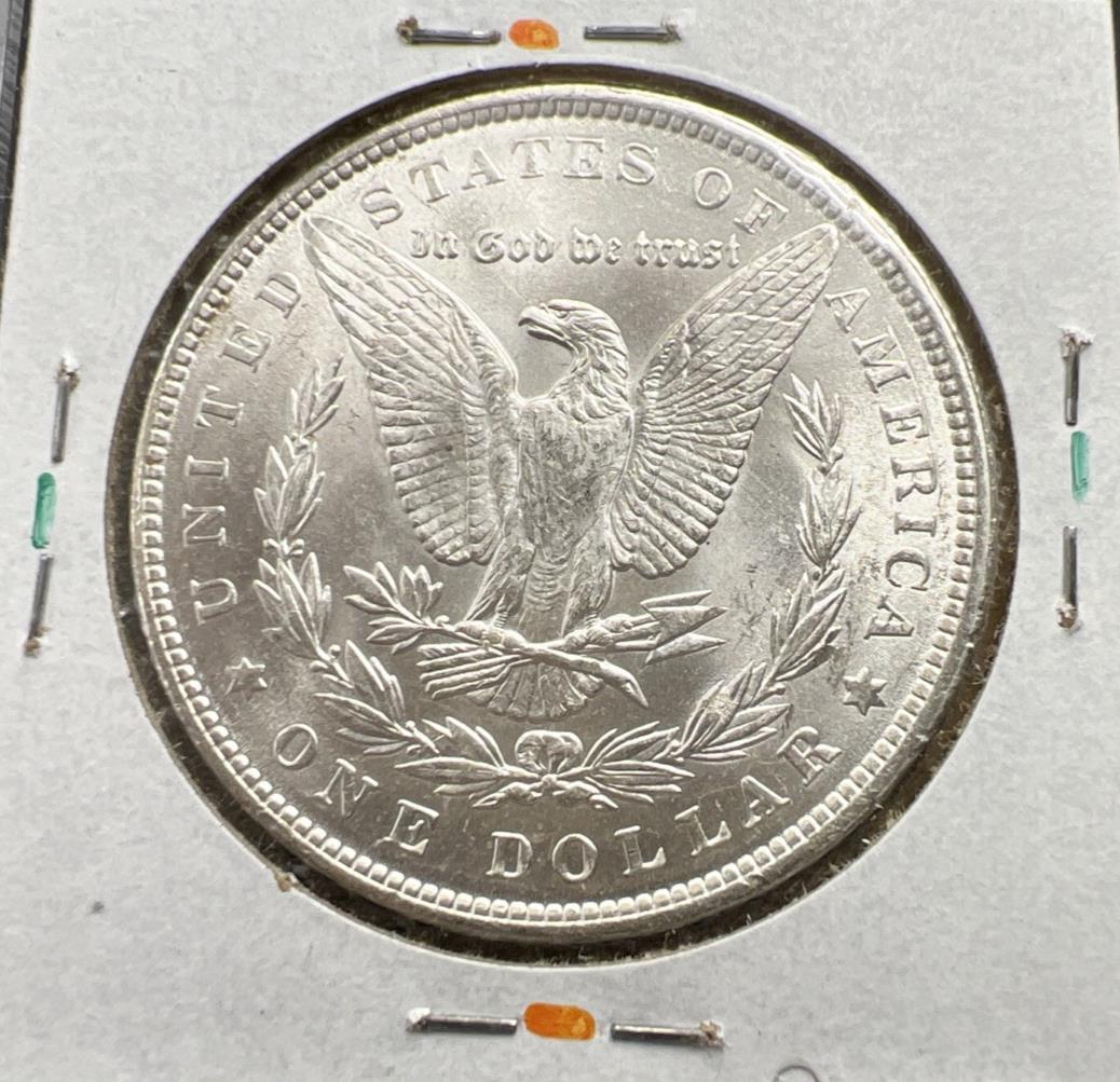1890 P $1 Morgan silver Dollar Coin Choice BU UNC