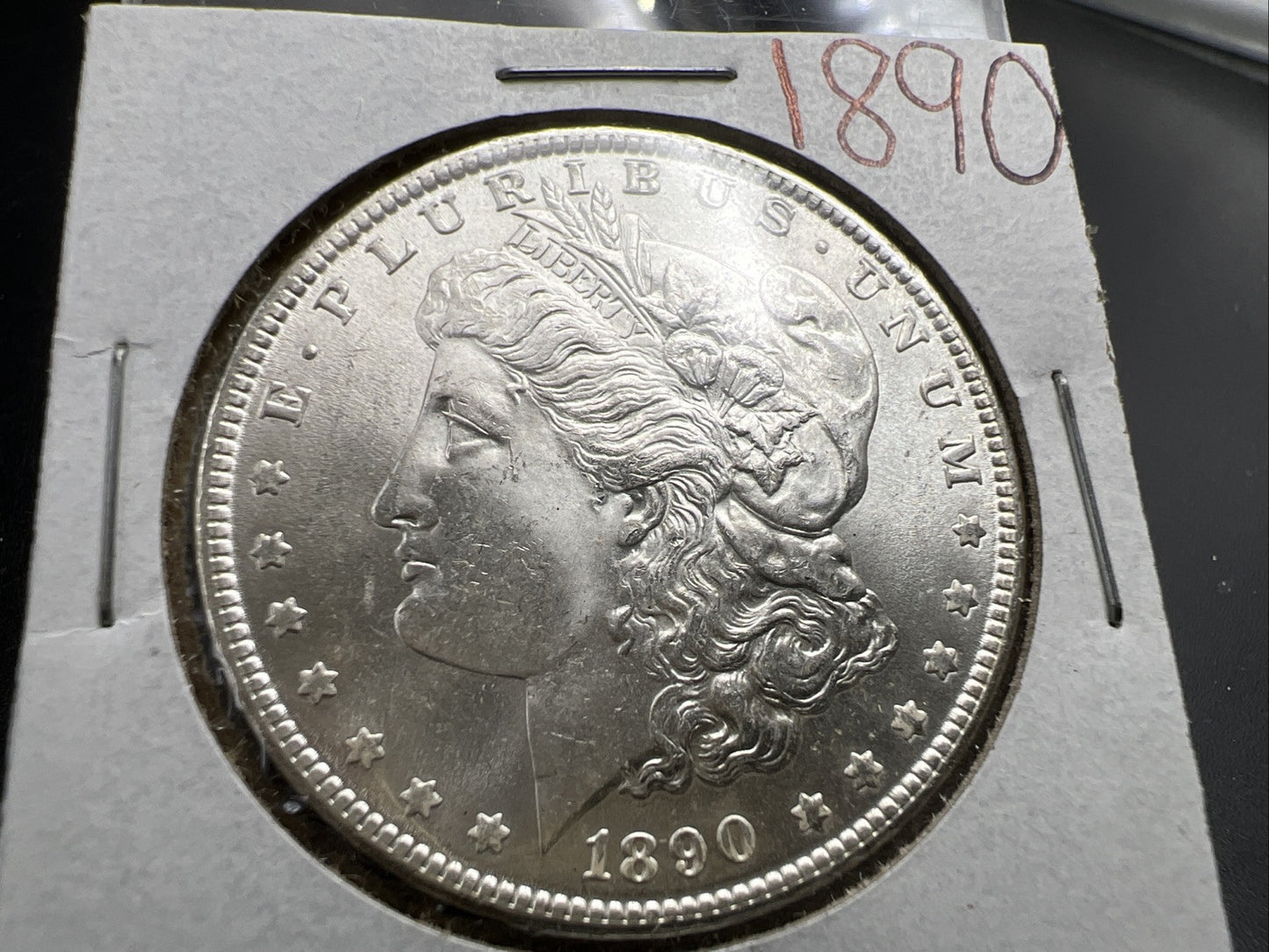 1890 P $1 Morgan silver Dollar Coin Choice BU UNC