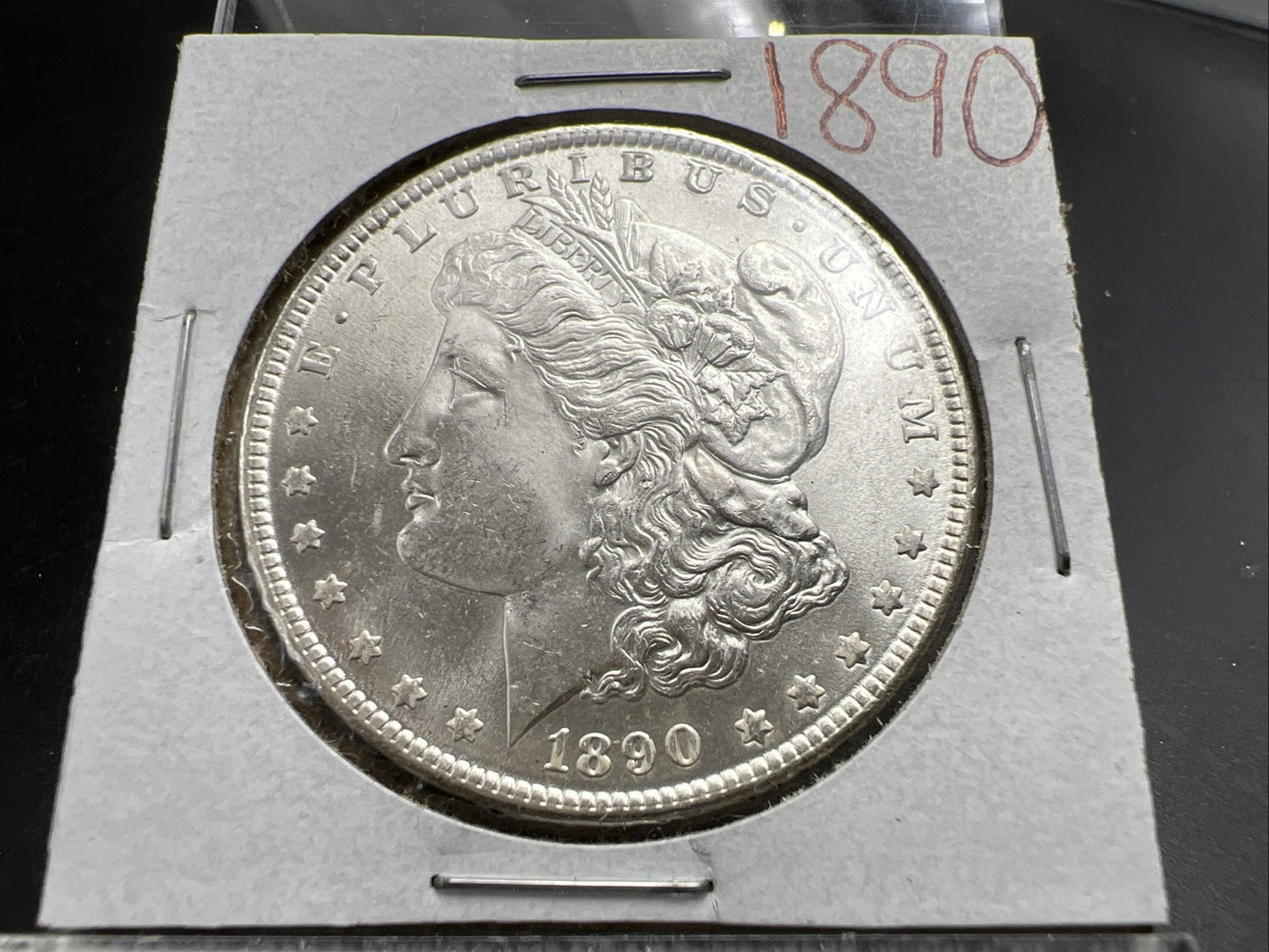 1890 P $1 Morgan silver Dollar Coin Choice BU UNC
