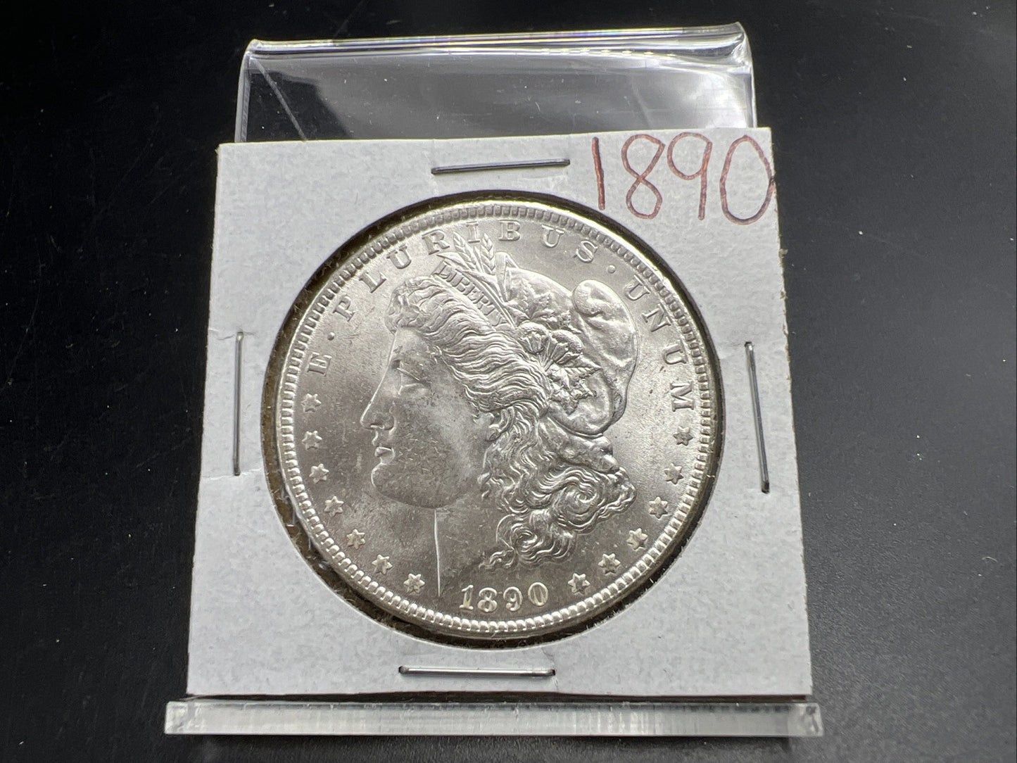 1890 P $1 Morgan silver Dollar Coin Choice BU UNC