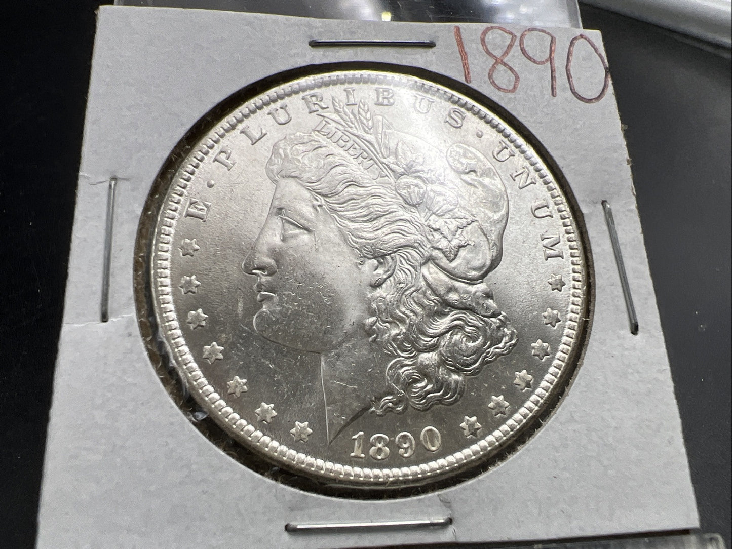 1890 P $1 Morgan silver Dollar Coin Choice BU UNC