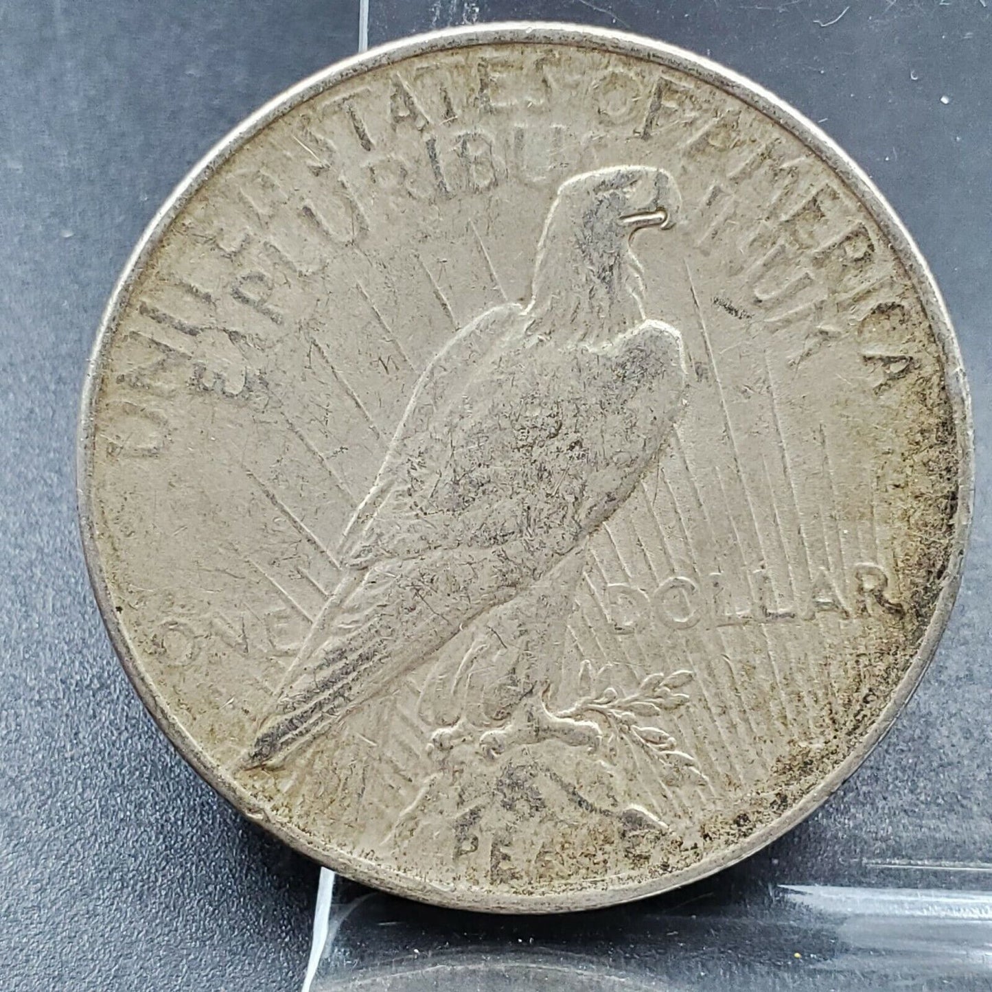 1922 P $1 Peace Silver Eagle Dollar Coin Circulated Neat Toning