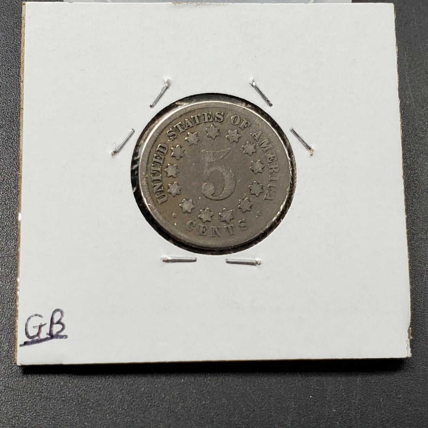 1867 5c Shield Liberty Nickel Coin Choice AG About Good Full Date