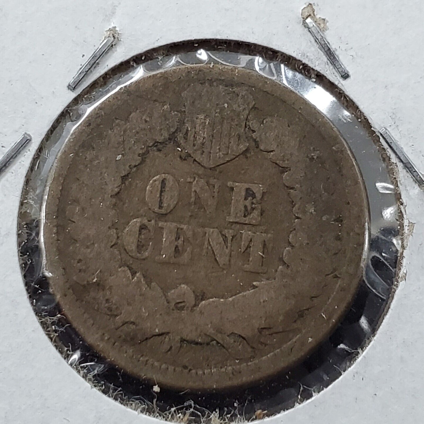 1863 P 1c Copper Nickel Indian Small Cent Penny Coin G Good circ