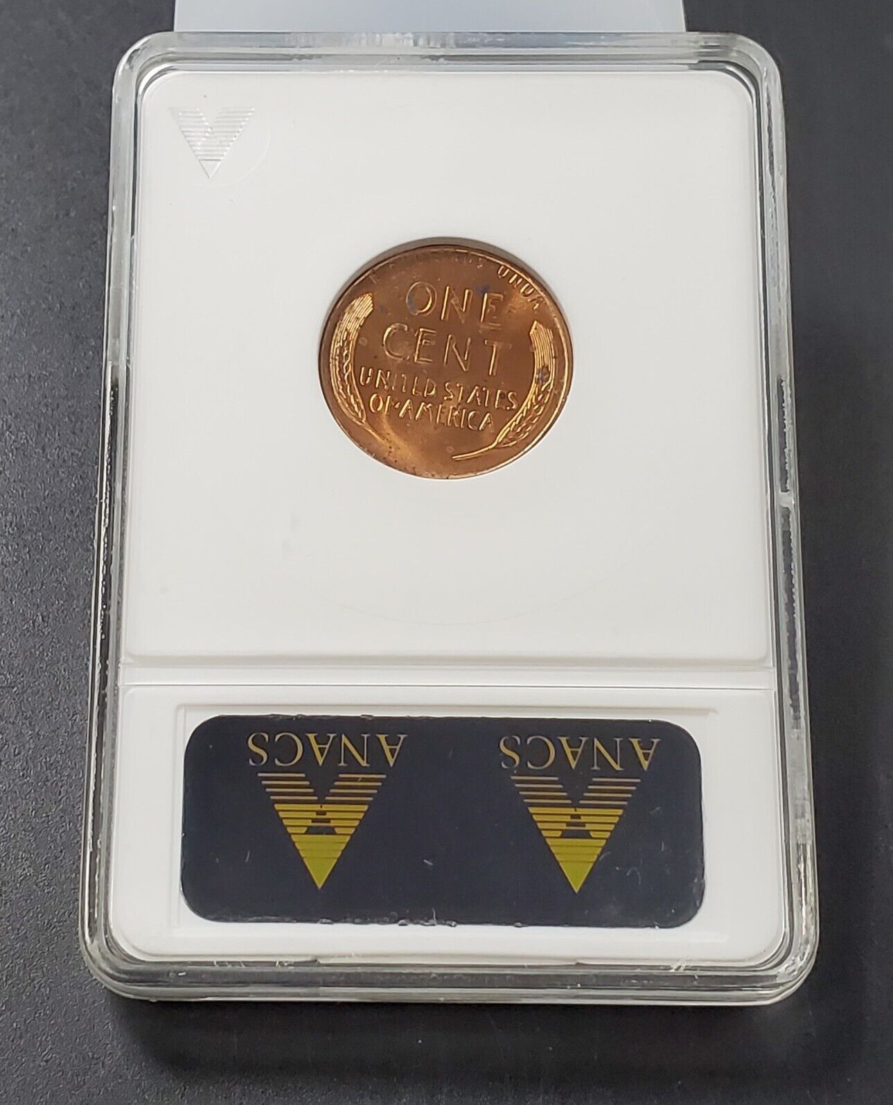 1958 D Lincoln Wheat Cent Penny Variety ANACS MS65 RED BREEN-2225