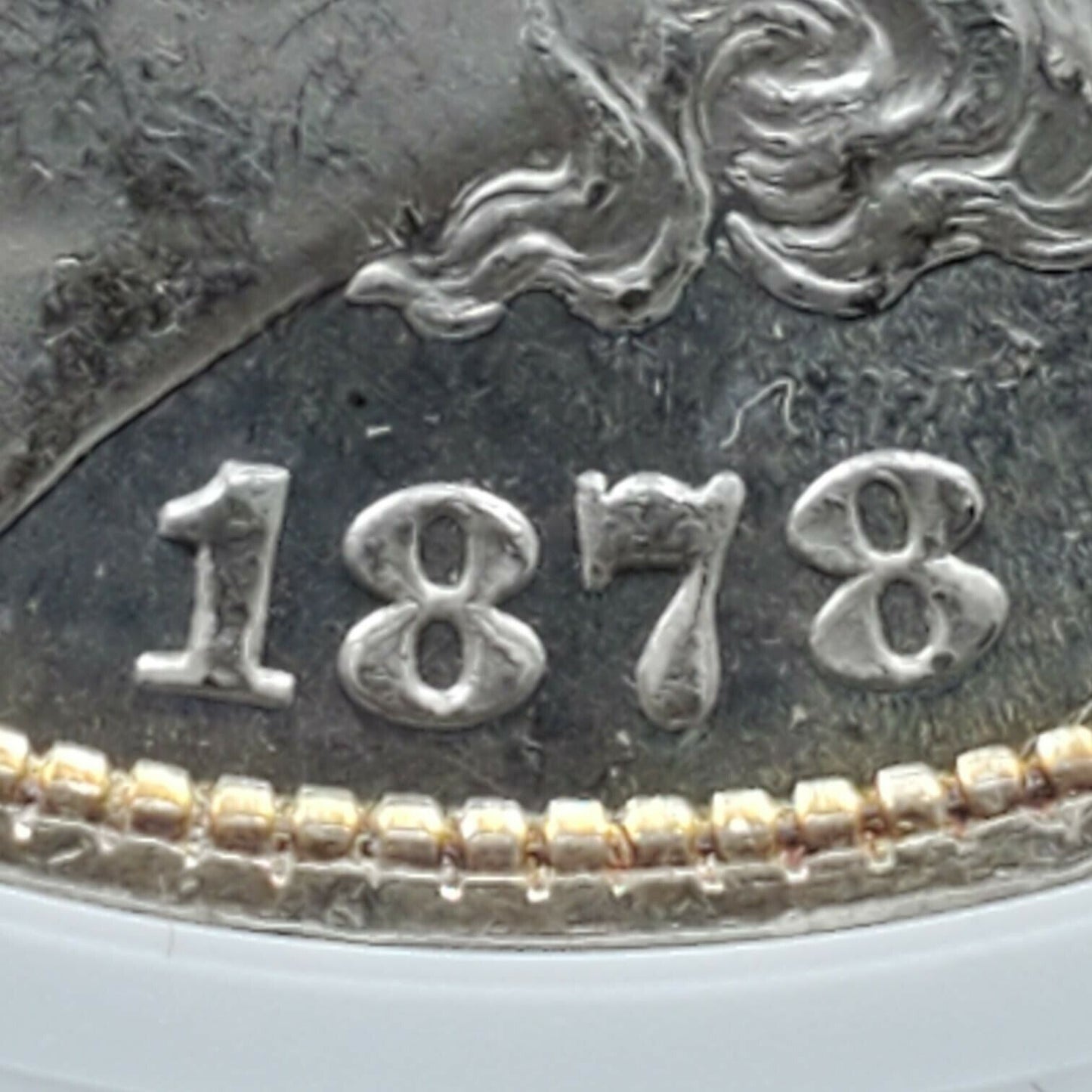 1878 P 8TF Morgan Silver Dollar Variety Coin ANACS MS60 PL PROOF LIKE VAM-2 Vam