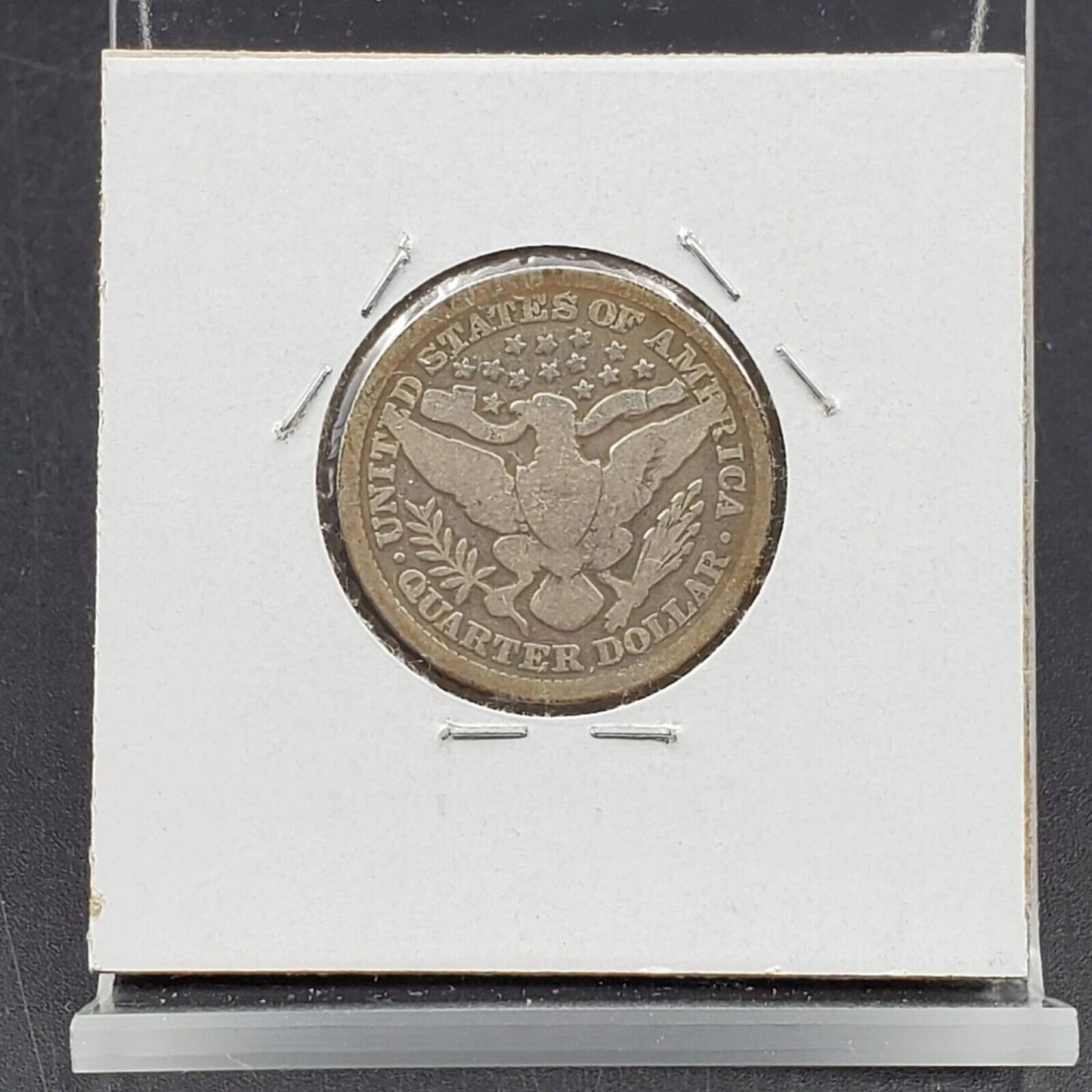 1898 P Barber Silver Quarter Coin Average GOOD Circulated Condition