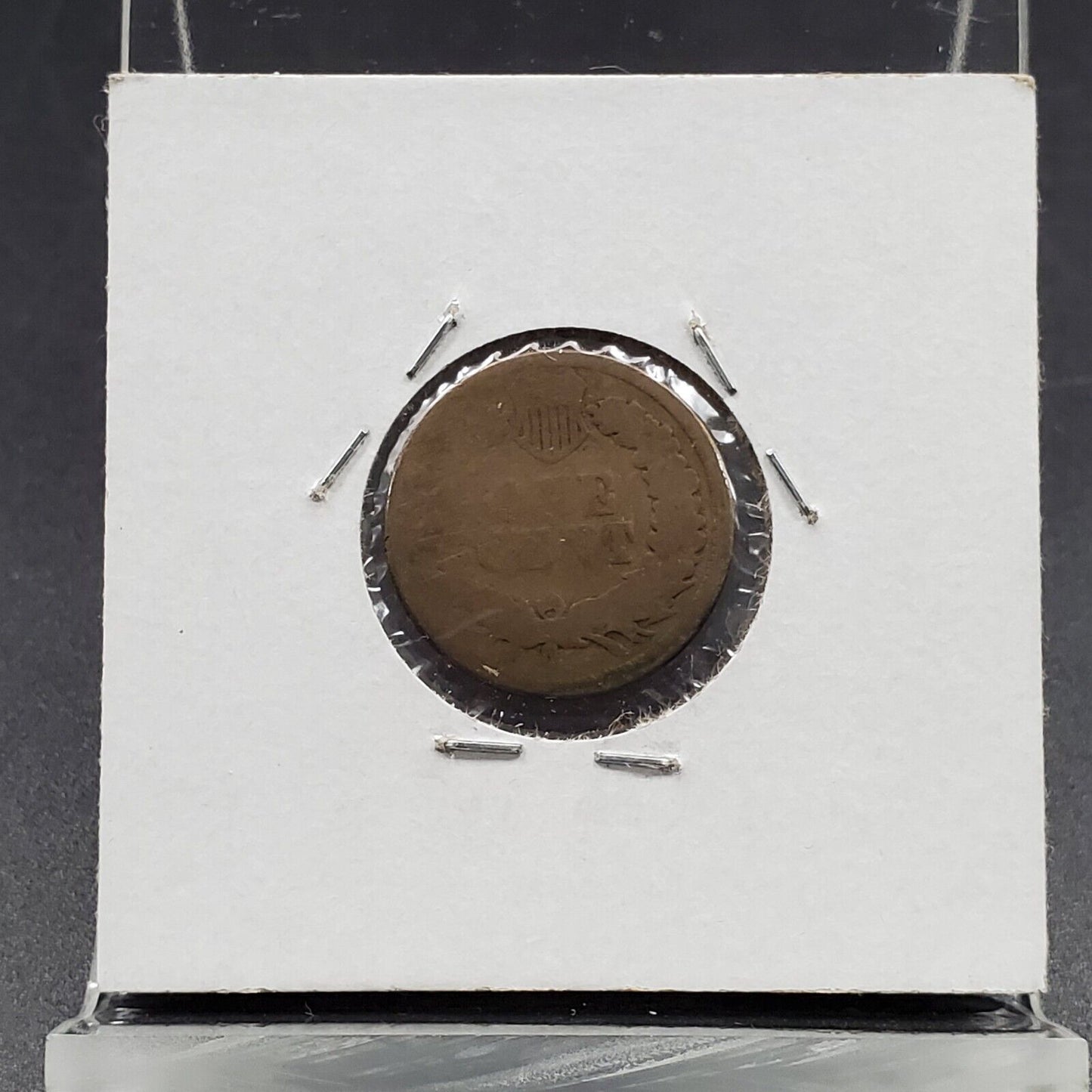 1860 Indian Head Cent Coin Copper Nickel AG About Good Circulated Civil War ERa