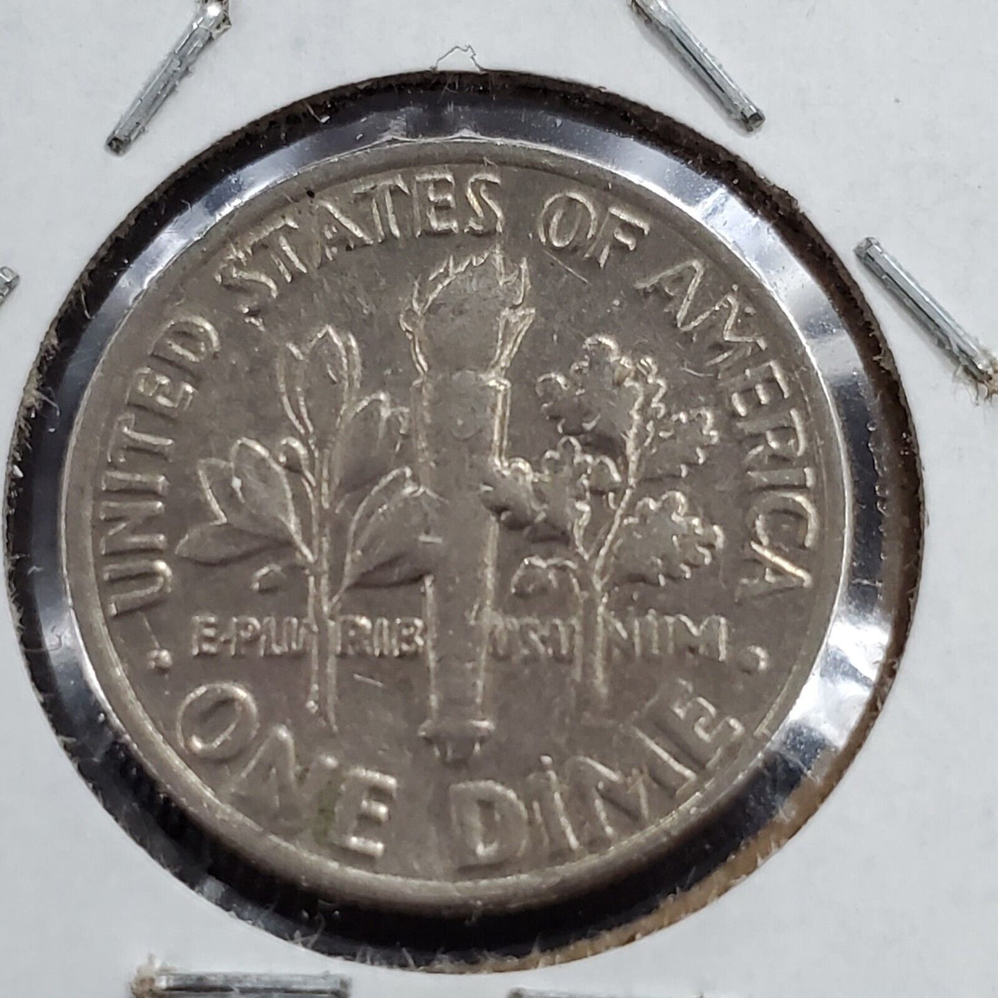 1990 P 10c Roosevelt Dime Die Polish Error Coin